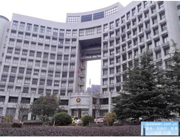 雄偉的六安出入境大樓