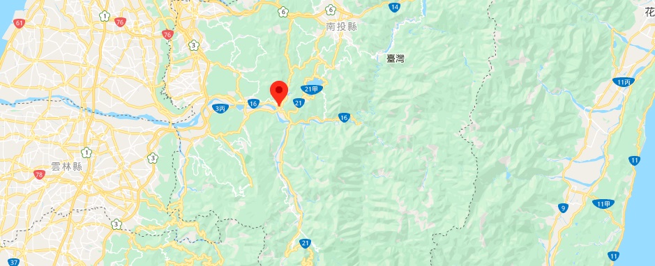 臺灣玉山地圖地理位置